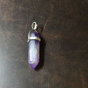 Amethyst, crystal “healing”￼ Stone pendant
